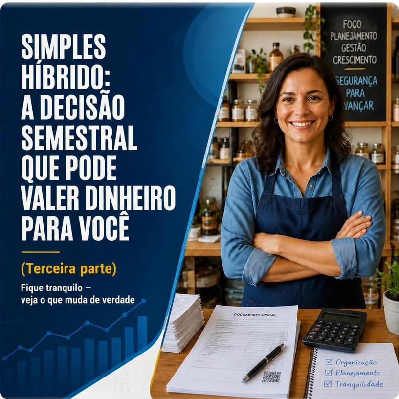 Simples híbrido e a decisão semestral sobre IBS e CBS